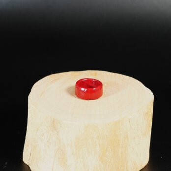Urushi Ring  -  Aka   005　 5.5号の画像
