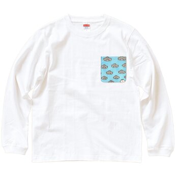 長袖 ポケット付 Tシャツ 『UFOアワー』 男女兼用 ロンT 宇宙 ufoのコピーの画像