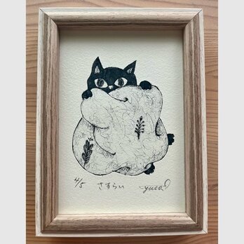 版画「さすらい」の画像