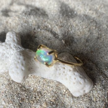 *sv925*Opal Ring ウェロエチオピアオパールのリング　の画像
