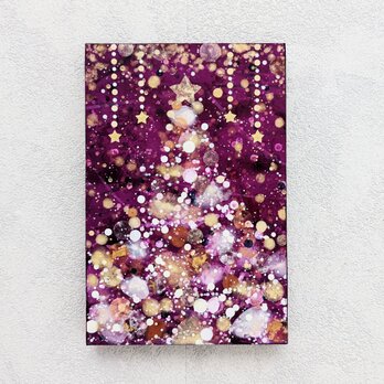 クリスマスツリー　パープルの画像