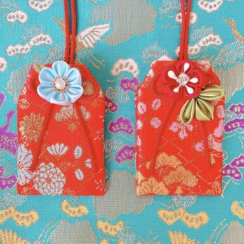 （福寿吉祥）元巫女が作る花のお守り袋の画像