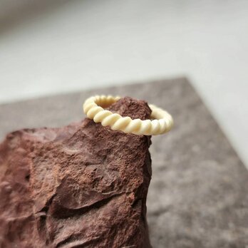 鹿の角 ツイストリング (約)9.5号