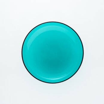 1202｜plate φ12.9cm｜turquoiseの画像