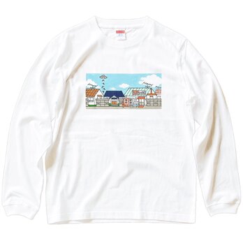 長袖 Tシャツ 『UFOアブダクション』 男女兼用 ロンT 宇宙の画像