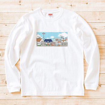 長袖 Tシャツ 『UFOアブダクション』 男女兼用 ロンT 宇宙の画像