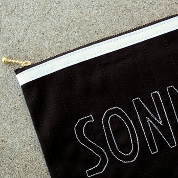 Flat pouch 200mm / SONNE / No.0003の画像
