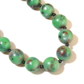 70s Vintage Green Stone Necklaceの画像