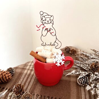 のんびり猫のホットチョコレートの画像
