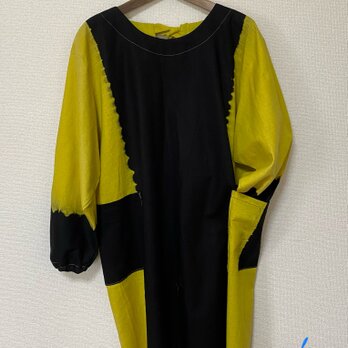 染め木綿✴︎割烹着の画像