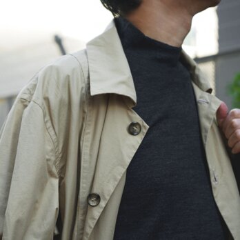 ウォッシャブルウール ハイネック grey｜unisex 3size｜HANDROOMの画像