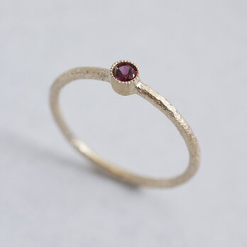 Garnet birthstone ring [R050K10RG]
