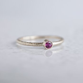 Ruby birthstone ring [R050K10RB]