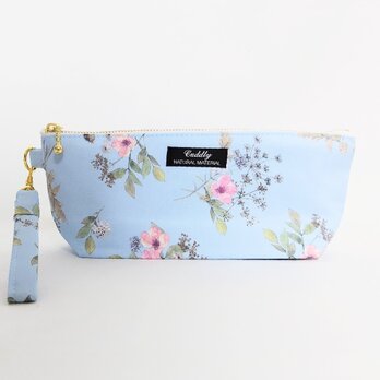 リバティイルマズブーケの持ち手付きペンケースの画像