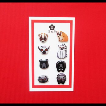 【選べるイヤリング】動物E【片耳1個売りです】の画像