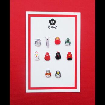 【選べるピアス】鳥Q【片耳1個売りです】の画像