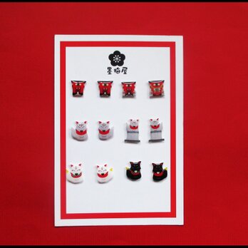 【選べるピンバッジミニ】お稲荷さんの画像