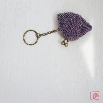 ばあば⭐︎ガラスビーズのちびがま（Callicarpa・2072）の画像
