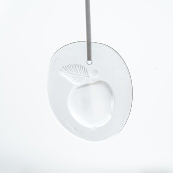 Glass ornament｜apple｜1の画像