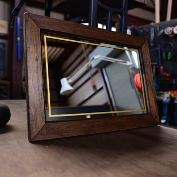 BARBER mirror サイズオーダー品の画像