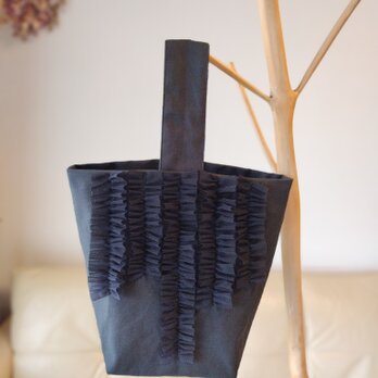 チュールワンハンドルバッグ＊BLACK＊