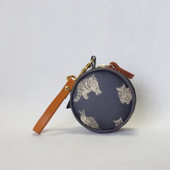 リバティプリントポーチ S　ミャオウ