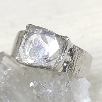 虹が灯るトパーズ＊925 ringの画像