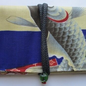 ８０３５　お宮参り着で作った和風財布・ポーチ　の画像