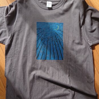 夜の森　Tシャツの画像