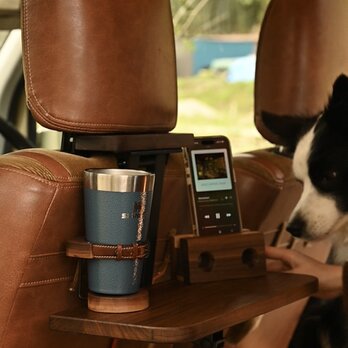☆タイムセール 【アカシア】 後部座席用の車載デスク キャンプ車中泊 テーブル ワークデスク オンラインミーティング