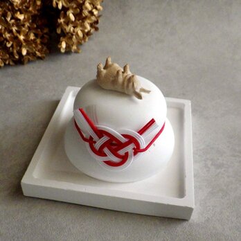 アロマストーンの鏡餅 ■ へそ天のウサギ ■ うさぎのいるお正月　うさぎのいる暮らし