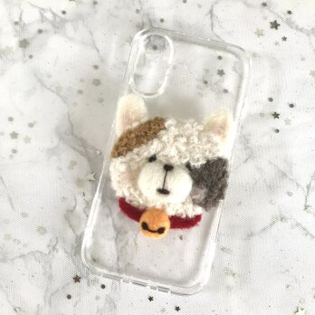 【iPhone2024秋モデルケース】三毛ねこはなちゃんのスマホケースの画像