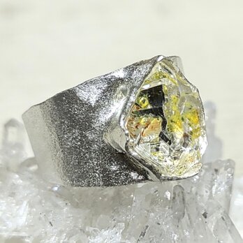 鉱物の表情＊oil in quartz 925 ringの画像