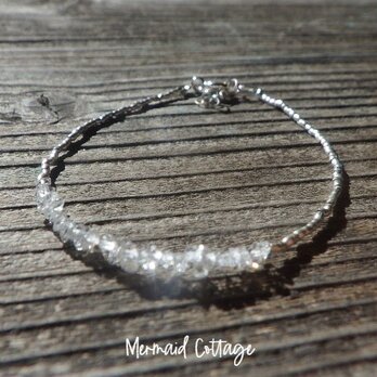 *sv925*Harkimer & Karen Silver Dainty Bracelet 氷粒のカレンシルバーブレスレットの画像
