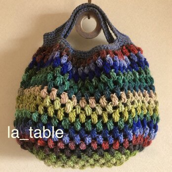 ミルフィオリのバッグ「虹」