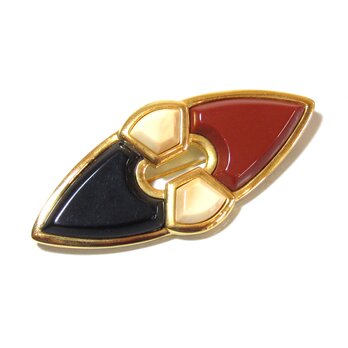 80s 「MONET」 Vintage Morden Design Broochの画像