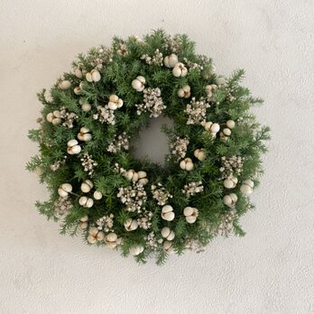 ☆Kさま専用ページ＊＊ホワイトなクリスマスリース（小）の画像