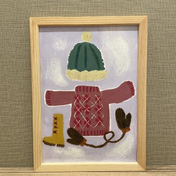 冬支度の画像