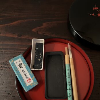 昭和レトロ　ミニ書道セット　　yk0244の画像