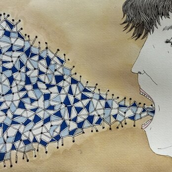 絵画　届かない声の画像