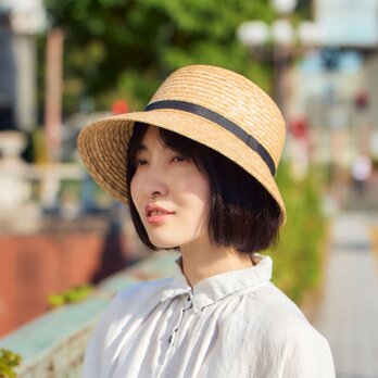 Franka フランカ 麦わら 女優帽 57.5cm [UK-H148-NA-M]の画像