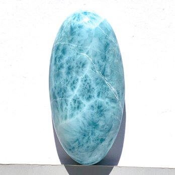ラリマー[573] 40x19mm 69Cts ルース　天然石 ルース／カボションの画像