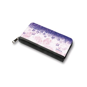 （送料無料）長財布【藤さくら】（名入れ可）の画像