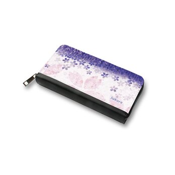 （送料無料）長財布【藤さくら】（名入れ可）