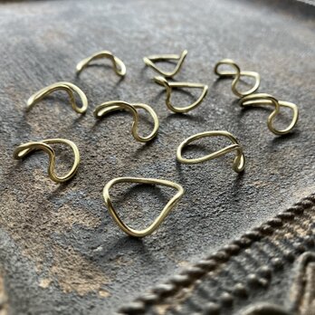 Brass Wave Ringの画像