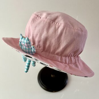 つばにねこちゃんバケットハット☆彡（こどもサイズ）