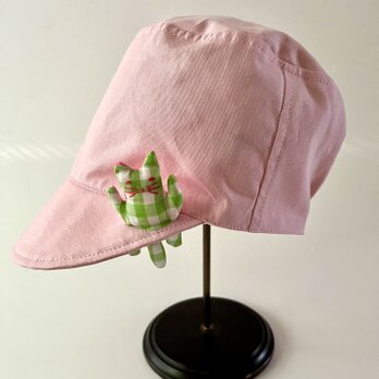 つばにねこちゃんキャップ☆彡（おとなサイズ）