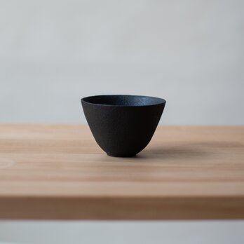 瓢箪ぐい呑み （黒）の画像