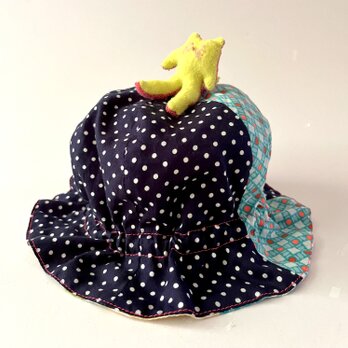 こどもサイズ⭐︎頭にねこさん チューリップ帽子