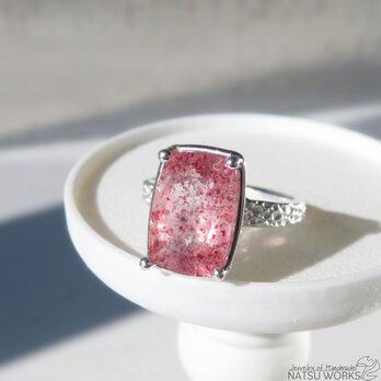 ストロベリー クォーツ リング / Strawberry Quartz Ringの画像
